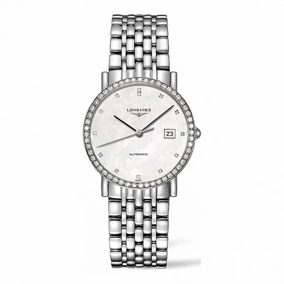 浪琴/Longines 博雅系列  精钢 镶钻 男表 L4.809.0.87.6