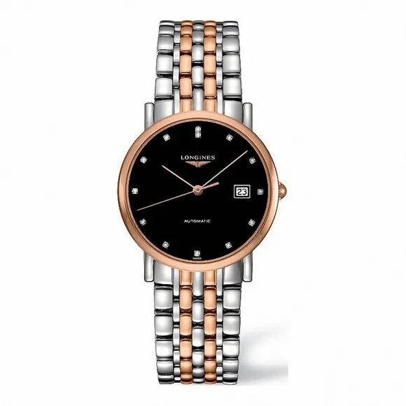 浪琴/Longines 博雅系列  18K金 精钢 男表 L4.809.5.57.7