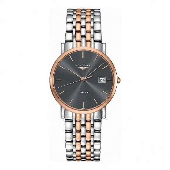 浪琴/Longines 博雅系列  18K金 精钢 男表 L4.809.5.72.7