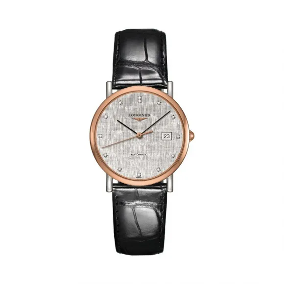 浪琴/Longines 34.5MM 抛光不锈钢 自动机械机芯 男表 L4.809.5.77.0