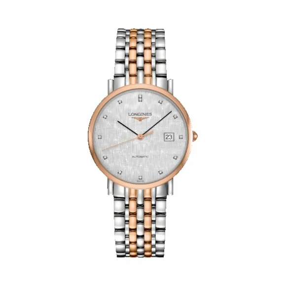 浪琴/Longines 博雅系列 自动机械 18K金 精钢 男表 L4.810.5.77.7