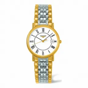 浪琴/Longines 瑰丽系列 石英 精钢镀18K金 男表 L4.819.2.11.7