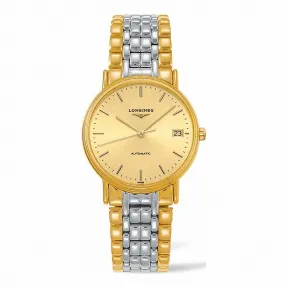 浪琴/Longines 瑰丽系列 自动机械 精钢镀18K金 男表 L4.821.2.32.7