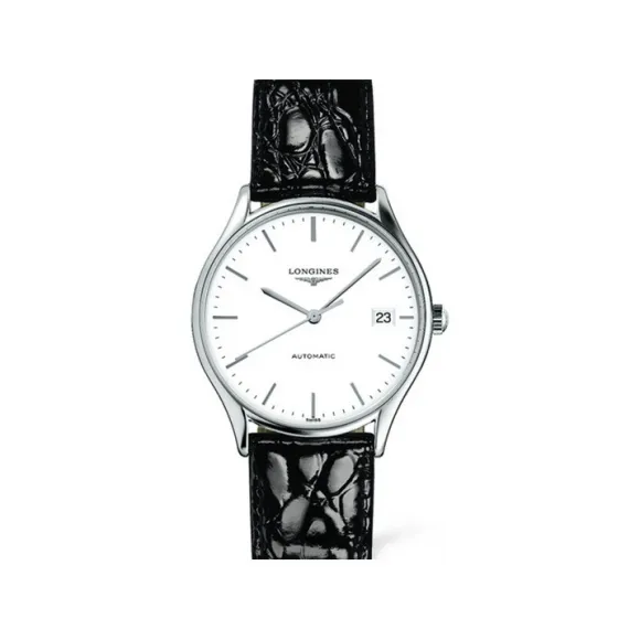 浪琴/Longines 律雅系列 35.00 MM 不锈钢 自动机械机芯 男表 L4.860.4.02.2