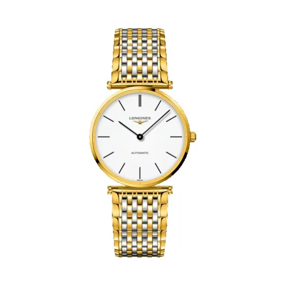 浪琴/Longines 嘉岚系列 自动机械 精钢镀18K金 男表 L4.908.2.12.7