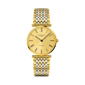 浪琴/Longines 嘉岚系列 自动机械 精钢镀18K金 男表 L4.908.2.31.7