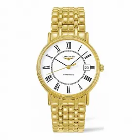 浪琴/Longines 瑰丽系列 自动机械 精钢镀18K金 男表 L4.921.2.11.8