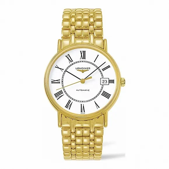 浪琴/Longines 瑰丽系列 自动机械 精钢镀18K金 男表 L4.921.2.11.8