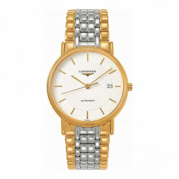 浪琴/Longines 瑰丽系列 自动机械 精钢镀18K金 男表 L4.921.2.18.7