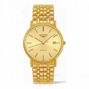 浪琴/Longines 瑰丽系列 自动机械 精钢镀18K金 男表 L4.921.2.32.8