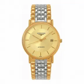 浪琴/Longines 瑰丽系列 自动机械 精钢镀18K金 男表 L4.921.2.42.7