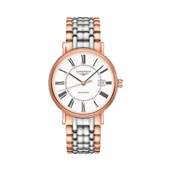 浪琴/Longines 时尚系列 自动机械机芯 精钢 镀玫瑰金 男表 L4.922.1.11.7