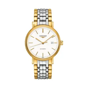 浪琴/Longines Présence 精钢和黄色PVD涂层 自动机械机芯表 L4.922.2.12.7