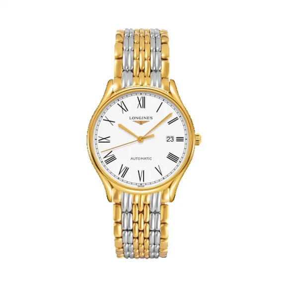 浪琴/Longines 律雅系列 自动机械 精钢镀18K金 男表 L4.960.2.11.7