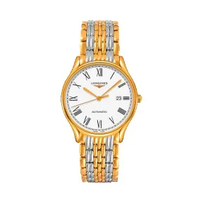 浪琴/Longines Longines Lyre 律雅系列 精钢和黄色PVD涂层 40.00&nbsp;mm 自动机械机芯 男表 L4.961.2.11.7