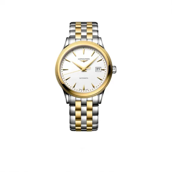 浪琴/Longines 浪琴表军旗系列 40.00 MM 精钢和黄色PVD镀金 自动上链机械机芯 男表 L4.984.3.20.7