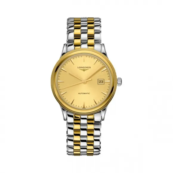 浪琴/Longines 精钢 金色 自动机械机芯 手表 L4.984.3.32.7