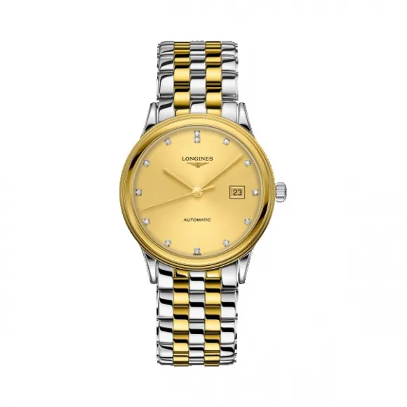 浪琴/Longines 精钢 金色 自动机械机芯 手表 L4.984.3.37.7