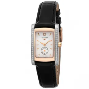 浪琴/Longines 黛绰维纳系列 石英 18K金 皮带 女表 L5.155.5.19.6