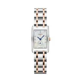 浪琴/Longines 黛绰维纳系列 石英 18K金 精钢 女表 L5.255.5.87.7