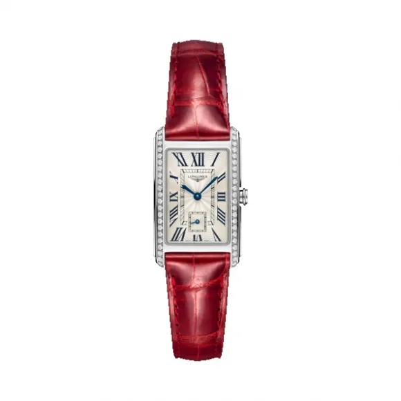 浪琴/Longines 黛绰维纳系列 石英 精钢 镶钻  L5.512.0.71.5