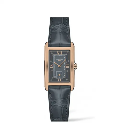 浪琴/Longines 戴绰维娜系列 23.00 X 37.00 MM 5N 红金 石英机芯  L5.512.8.75.2