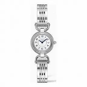 浪琴/Longines 骑士系列 石英 精钢 镶钻 女表 L6.129.0.73.6