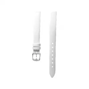 浪琴/Longines 亮白色 12.00 MM 小牛皮 表带 L682116295