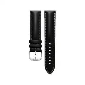 浪琴/Longines 黑色 小牛皮 20.00 MM 表带 L682123750