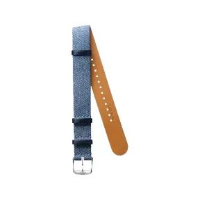 浪琴/Longines 蓝色 小牛皮 18.50 MM 表带 L682158146