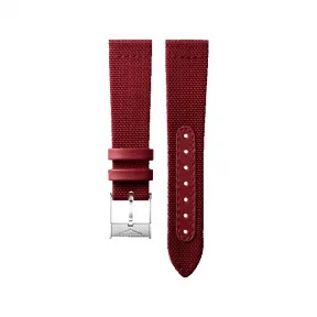 浪琴/Longines 亚光酒红色 19.00 MM 尼龙 表带 L682166579