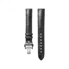 浪琴/Longines 半哑光煤灰色 14.00 MM 鳄鱼皮 表带 L682166878