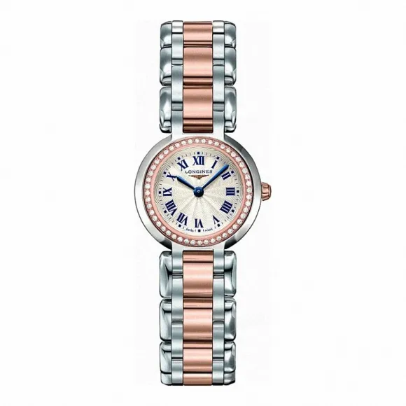 浪琴/Longines 心月系列 石英 18K金 精钢 女表 L8.109.5.79.6