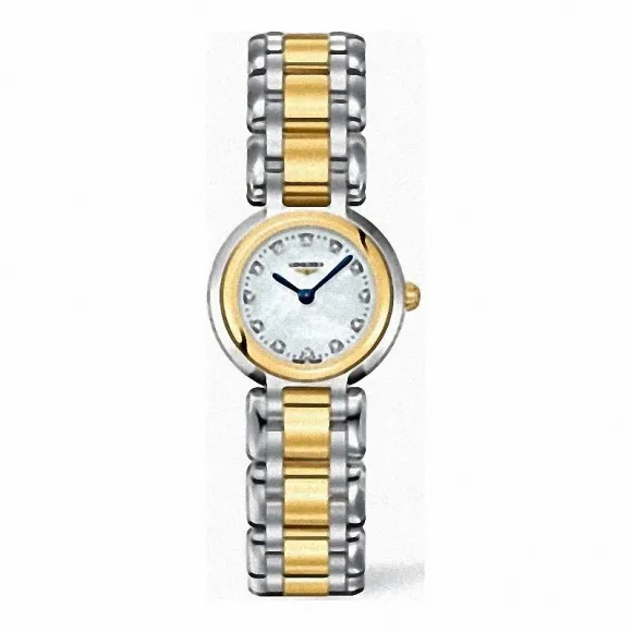 浪琴/Longines 心月系列 石英 18K金 精钢 女表 L8.109.5.93.6