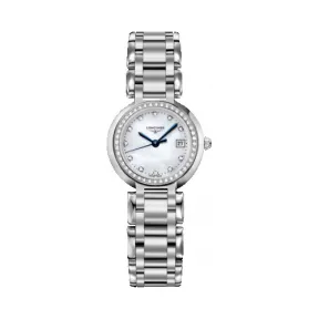 浪琴/Longines 心月系列 石英 精钢 镶钻 女表 L8.110.0.87.6