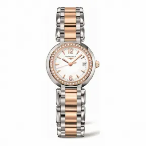 浪琴/Longines 心月系列 石英 18K金 精钢 女表 L8.110.5.19.6