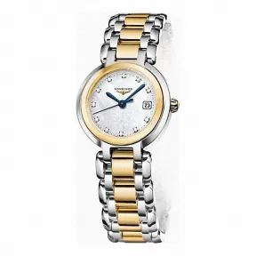 浪琴/Longines 心月系列 石英 18K金 精钢 女表 L8.110.5.93.6