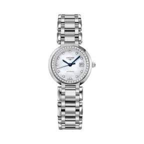 浪琴/Longines 心月系列 自动机械 精钢 镶钻 女表 L8.111.0.87.6