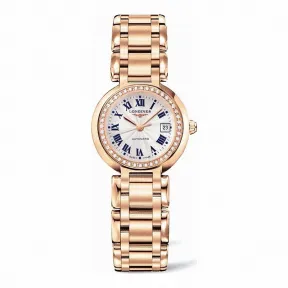 浪琴/Longines 心月系列 自动机械 精钢镶钻 女表 L8.111.9.78.6