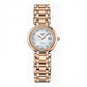 浪琴/Longines 心月系列 自动机械 精钢镶钻 女表 L8.111.9.87.6