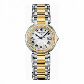 浪琴/Longines 心月系列 石英 18K金 精钢 女表 L8.112.5.95.6