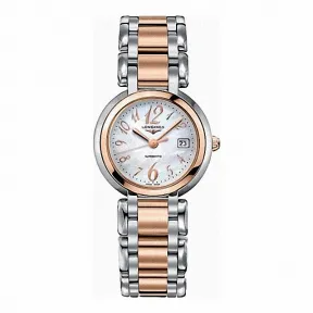 浪琴/Longines 心月系列 自动机械 18K金 精钢 女表 L8.113.5.83.6