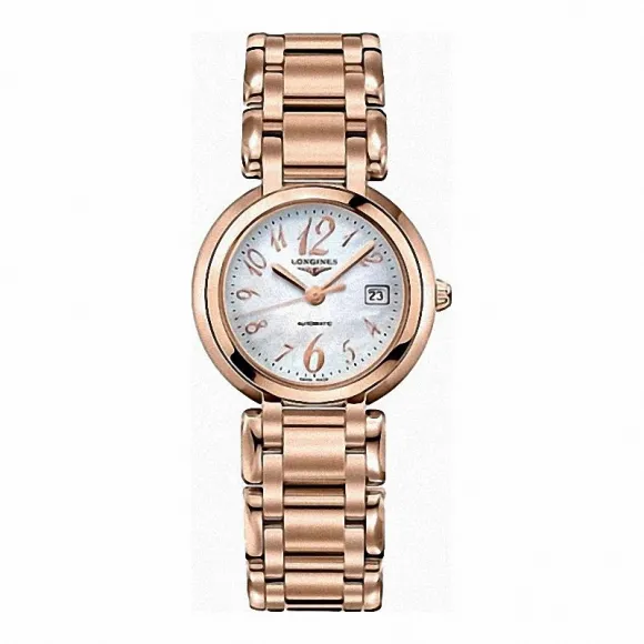 浪琴/Longines 心月系列 自动机械 18K金 女表 L8.113.8.83.6