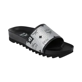 MCM Women's Slides in Visetos MES9S2K05SB037
