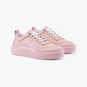 MCM Skyward 女士会标小牛皮厚底运动鞋 MESCSMM11QH037