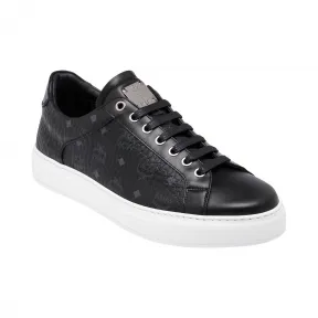 MCM Visetos男士经典低帮运动鞋 MEX9SMM04BK041