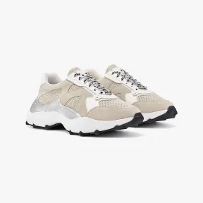 MCM 男士运动鞋-麂皮、小牛皮 MEXCSMM09WT043