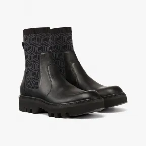 MCM 黑色 切尔西靴 MEXDSMM01BK041