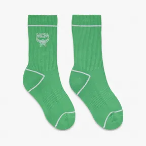 MCM 经典标志绵袜 MEZASBM01GR0ML