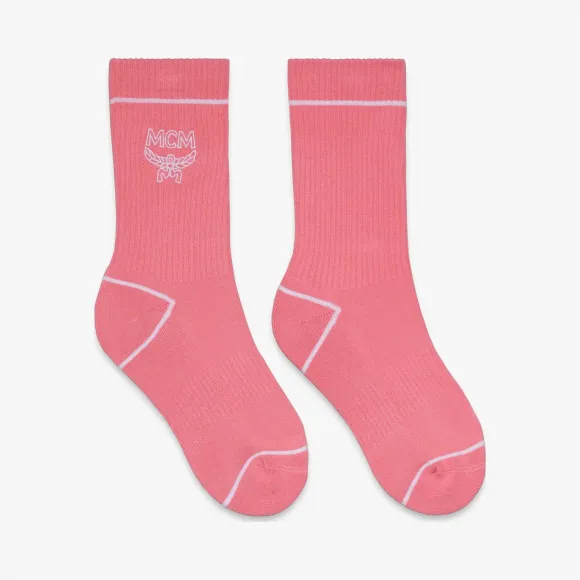 MCM 经典标志绵袜 MEZASBM01PK0ML